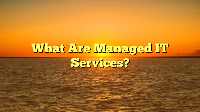 What Are Managed IT Services?